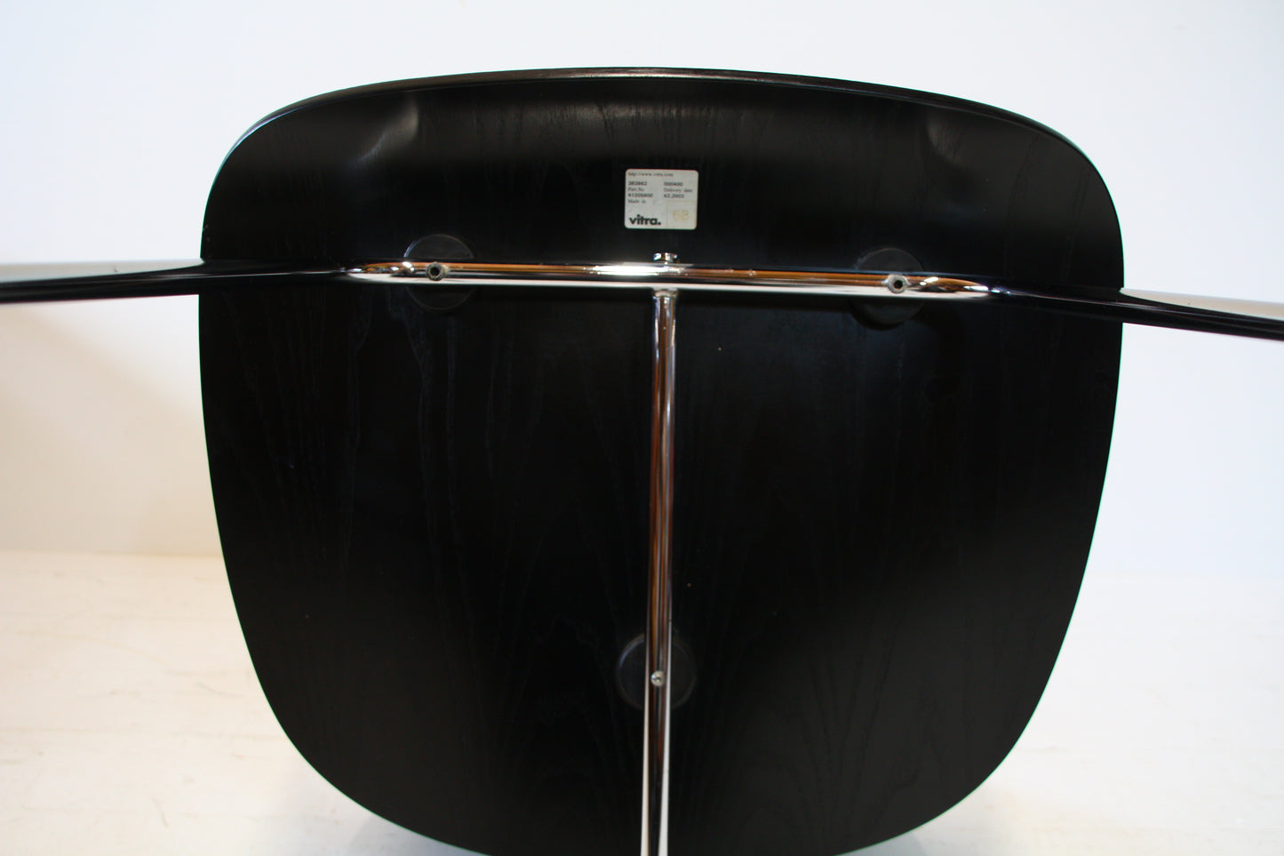 Eames LCM Lounge Chair in Black Ash & Chrome - Vitra
