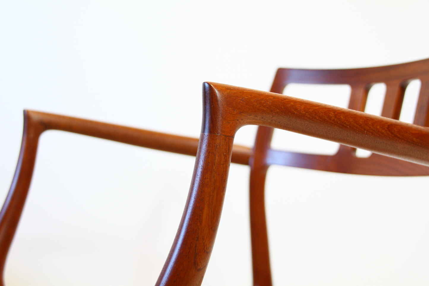 Armchair by Niels Moller - Teak & Papercord - Model 64