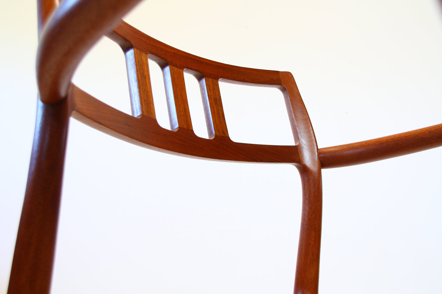 Armchair by Niels Moller - Teak & Papercord - Model 64