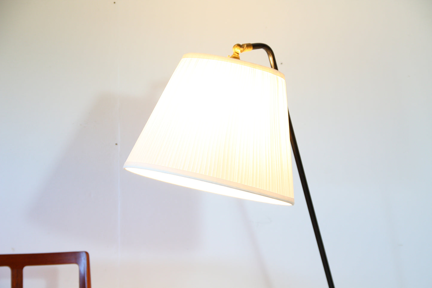 Scandinavian Grasshopper Floor Lamp c.1950