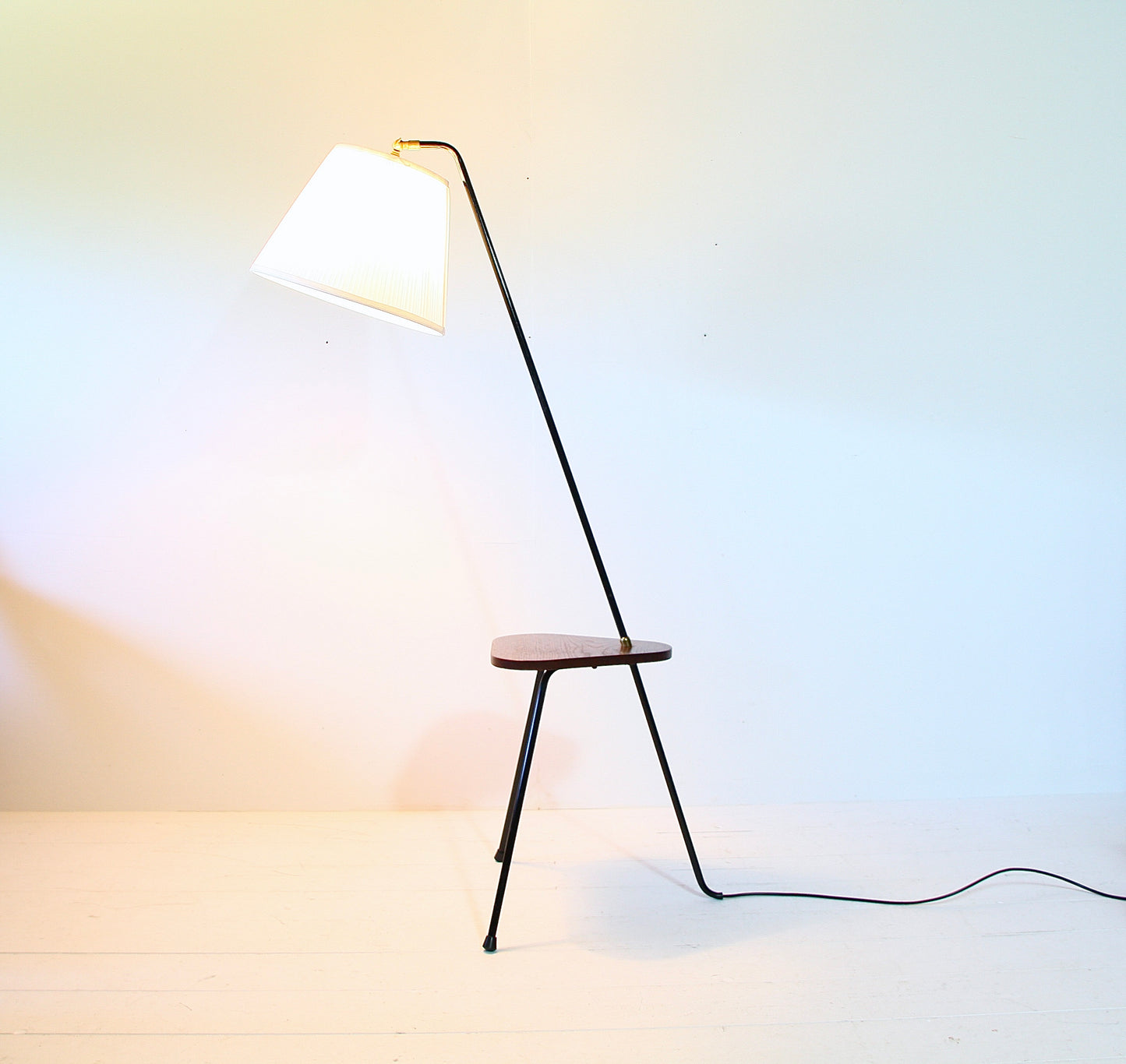 Scandinavian Grasshopper Floor Lamp c.1950