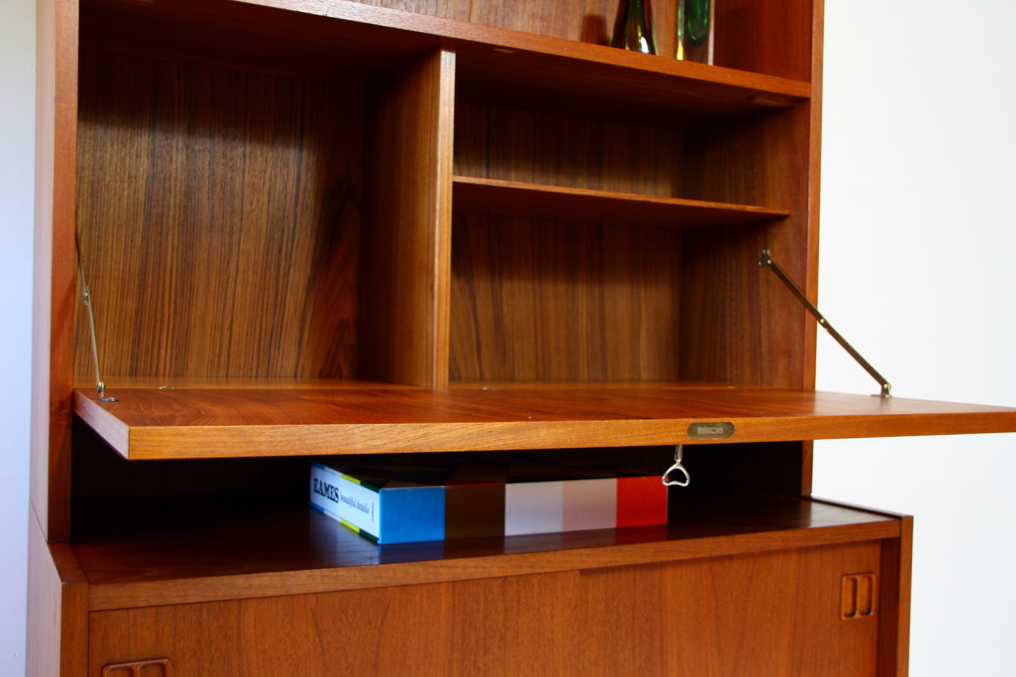 SOLD - Danish Bookcase Bureau Cabinet by Sejling Skabe 1960s
