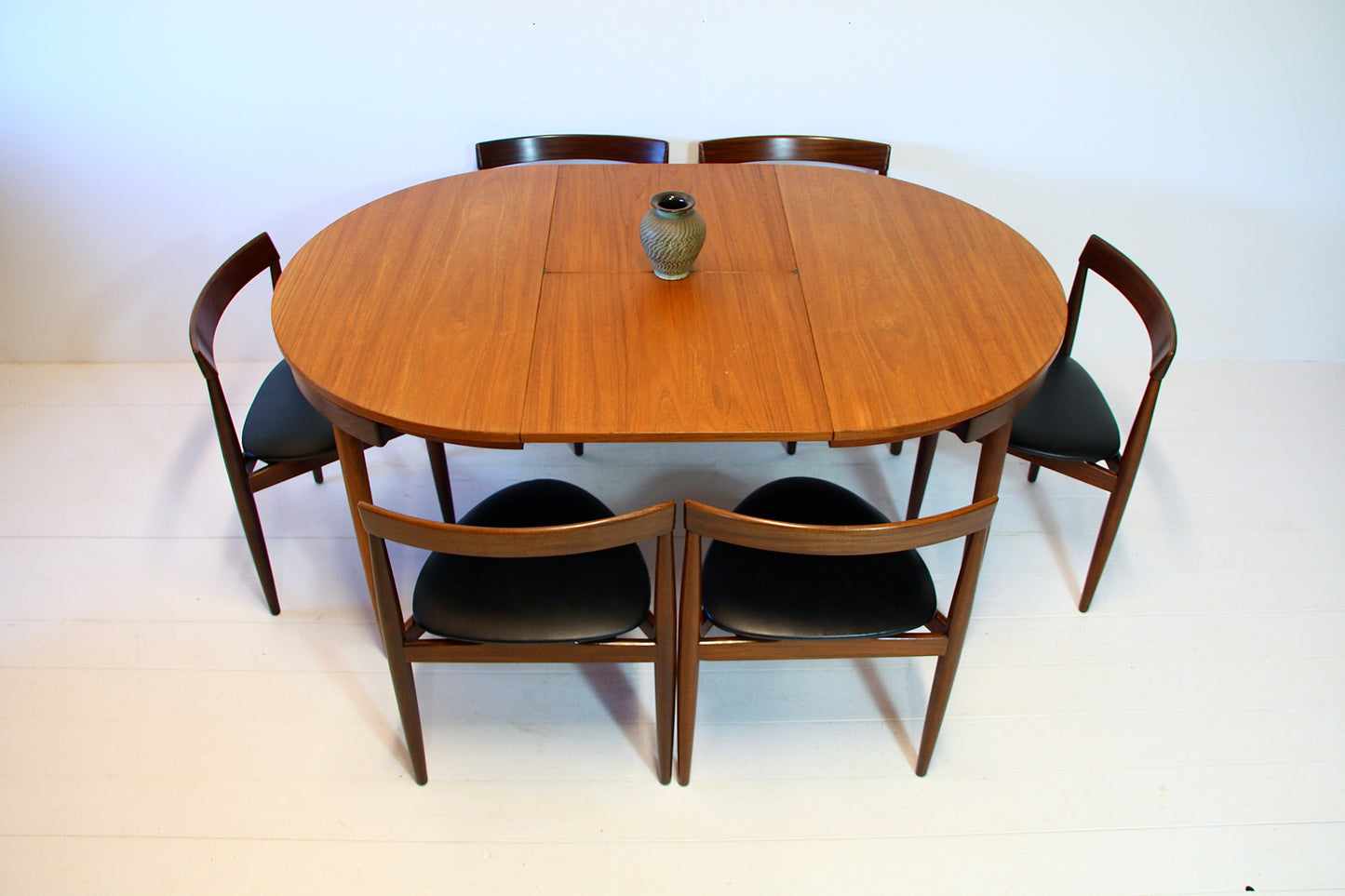 SOLD - Danish Dining Table & Chairs by Hans Olsen for Frem Rojle - c.1952