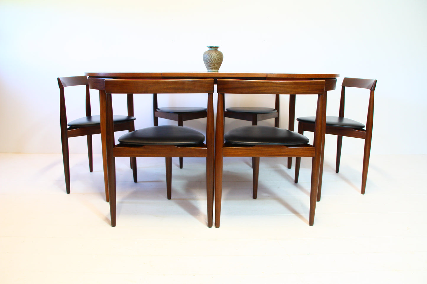 SOLD - Danish Dining Table & Chairs by Hans Olsen for Frem Rojle - c.1952