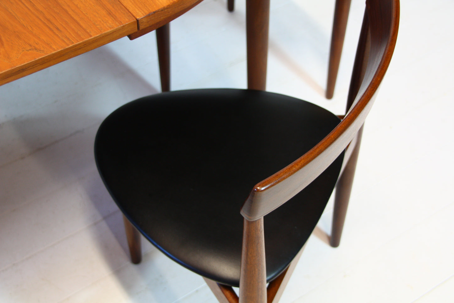 SOLD - Danish Dining Table & Chairs by Hans Olsen for Frem Rojle - c.1952