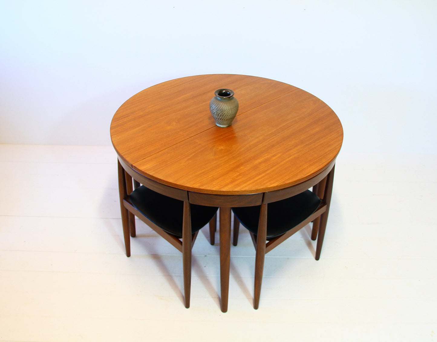 SOLD - Danish Dining Table & Chairs by Hans Olsen for Frem Rojle - c.1952