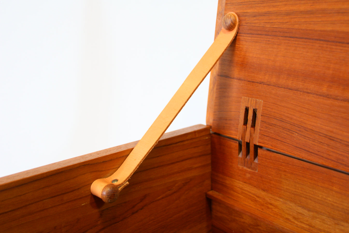Danish Mid Century Side Table / Storage Box - Teak