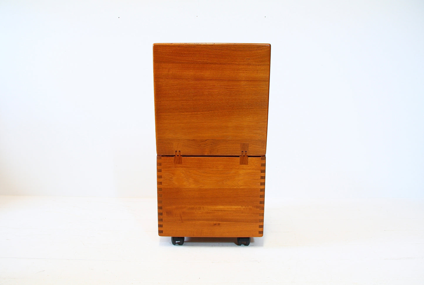 Danish Mid Century Side Table / Storage Box - Teak