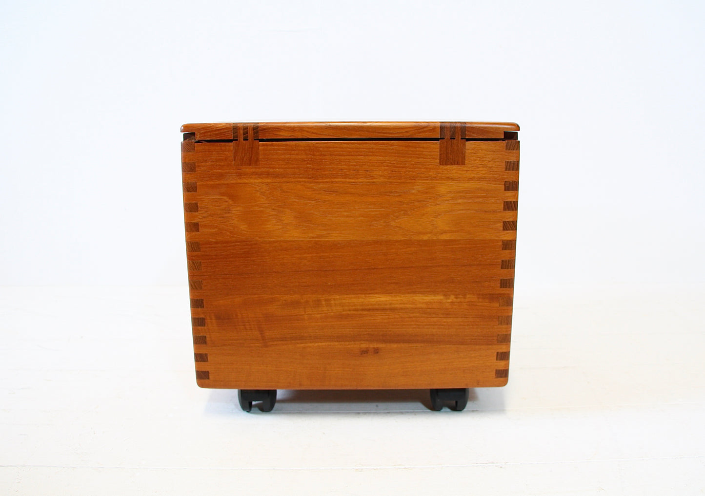 Danish Mid Century Side Table / Storage Box - Teak