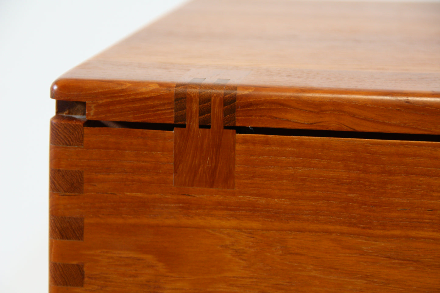 Danish Mid Century Side Table / Storage Box - Teak