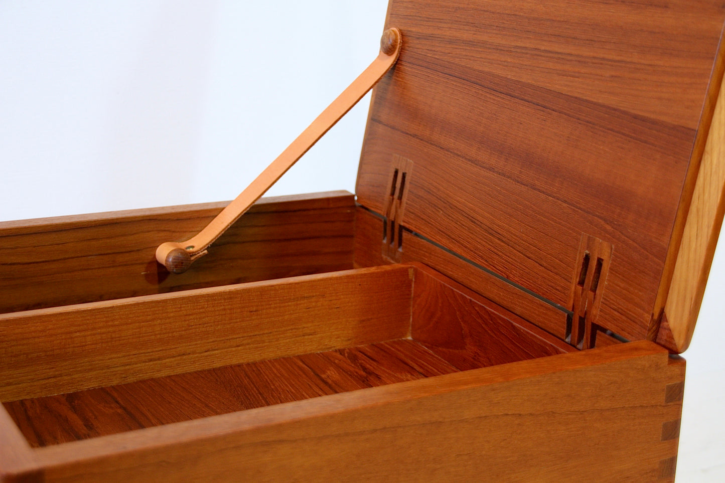 Danish Mid Century Side Table / Storage Box - Teak