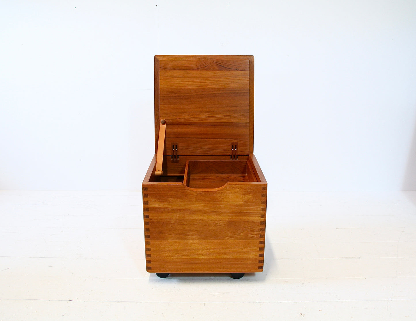 Danish Mid Century Side Table / Storage Box - Teak