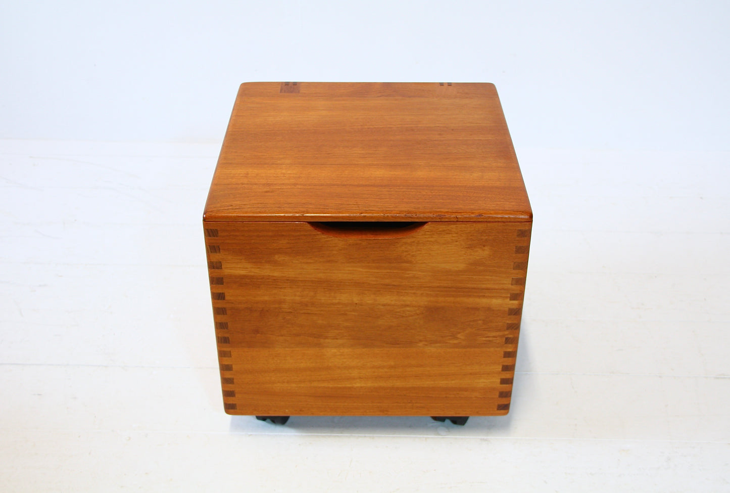 Danish Mid Century Side Table / Storage Box - Teak