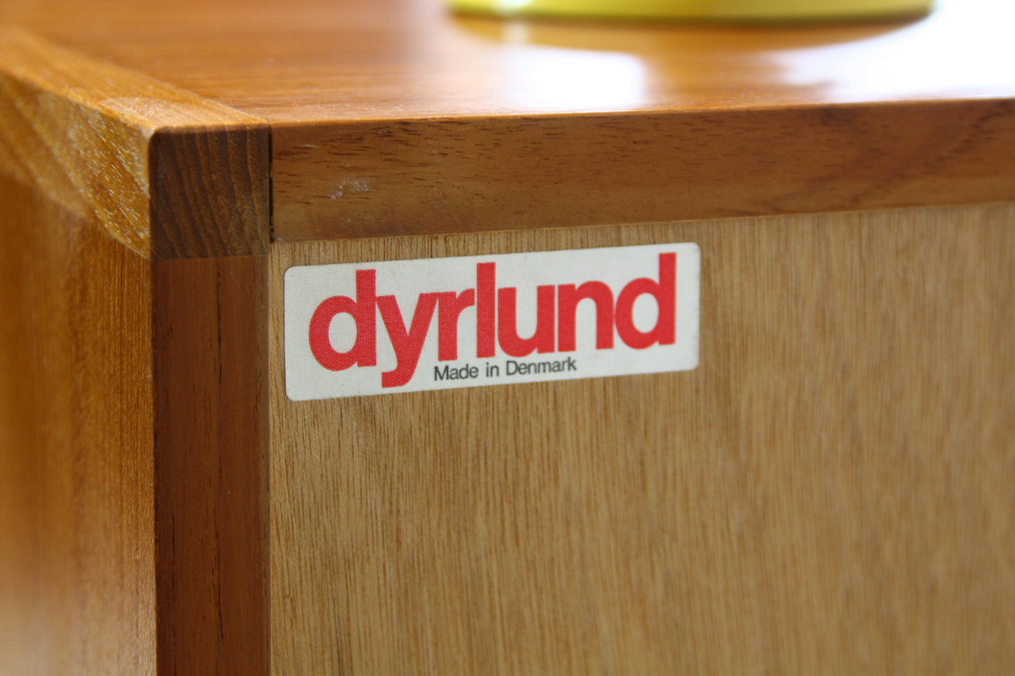 Dyrlund Tambour Door Teak Sideboard - Mid Century Danish