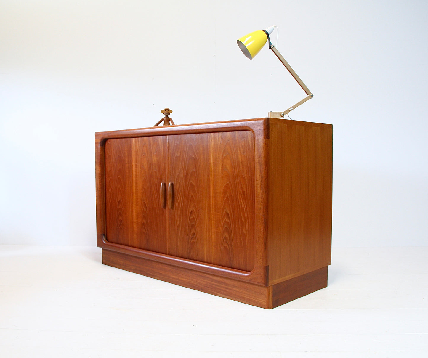 Dyrlund Tambour Door Teak Sideboard - Mid Century Danish