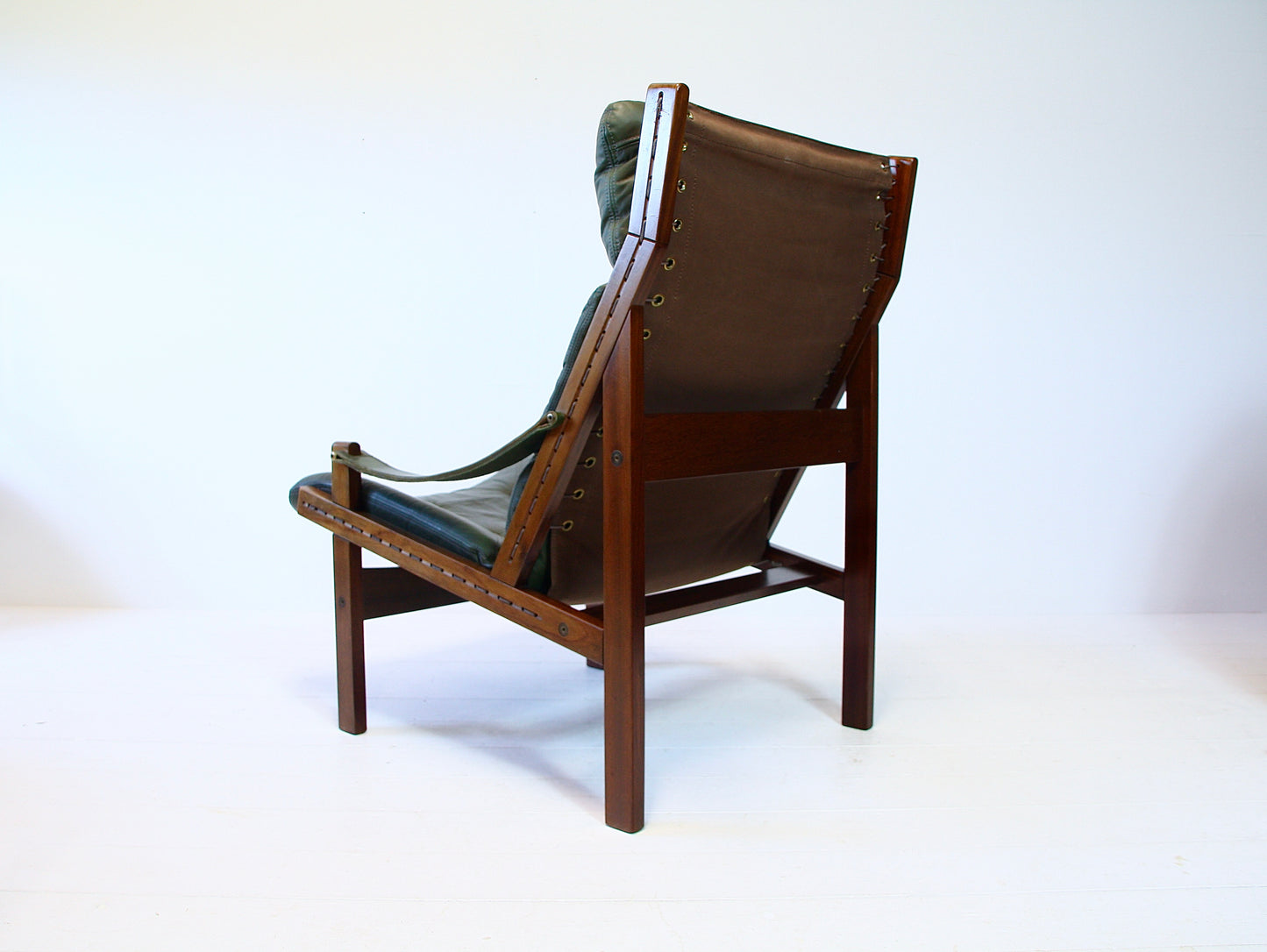 Torbjorn Afdal Hunter Safari Highback Chair - Norwegian 1960s