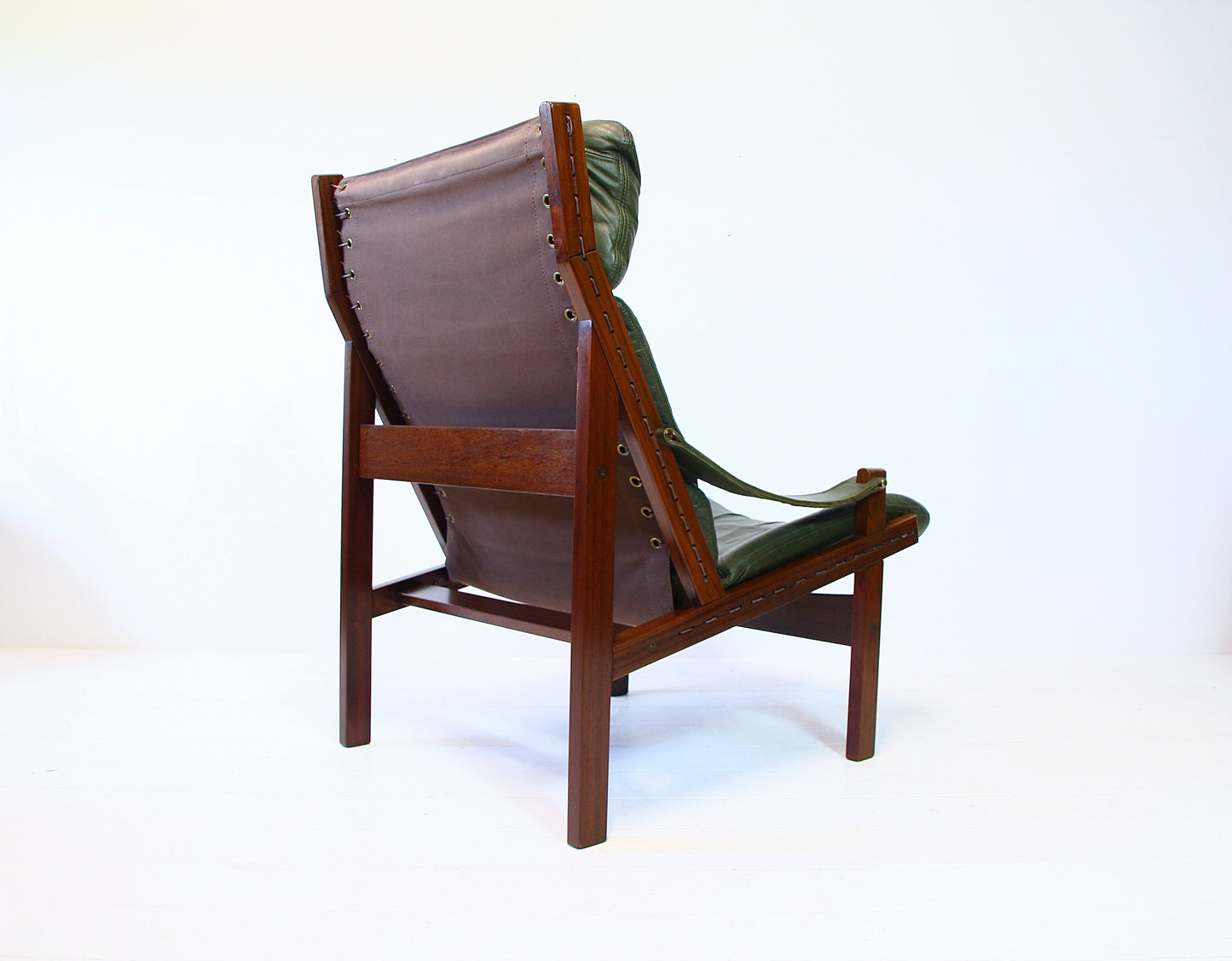 Torbjorn Afdal Hunter Safari Highback Chair - Norwegian 1960s