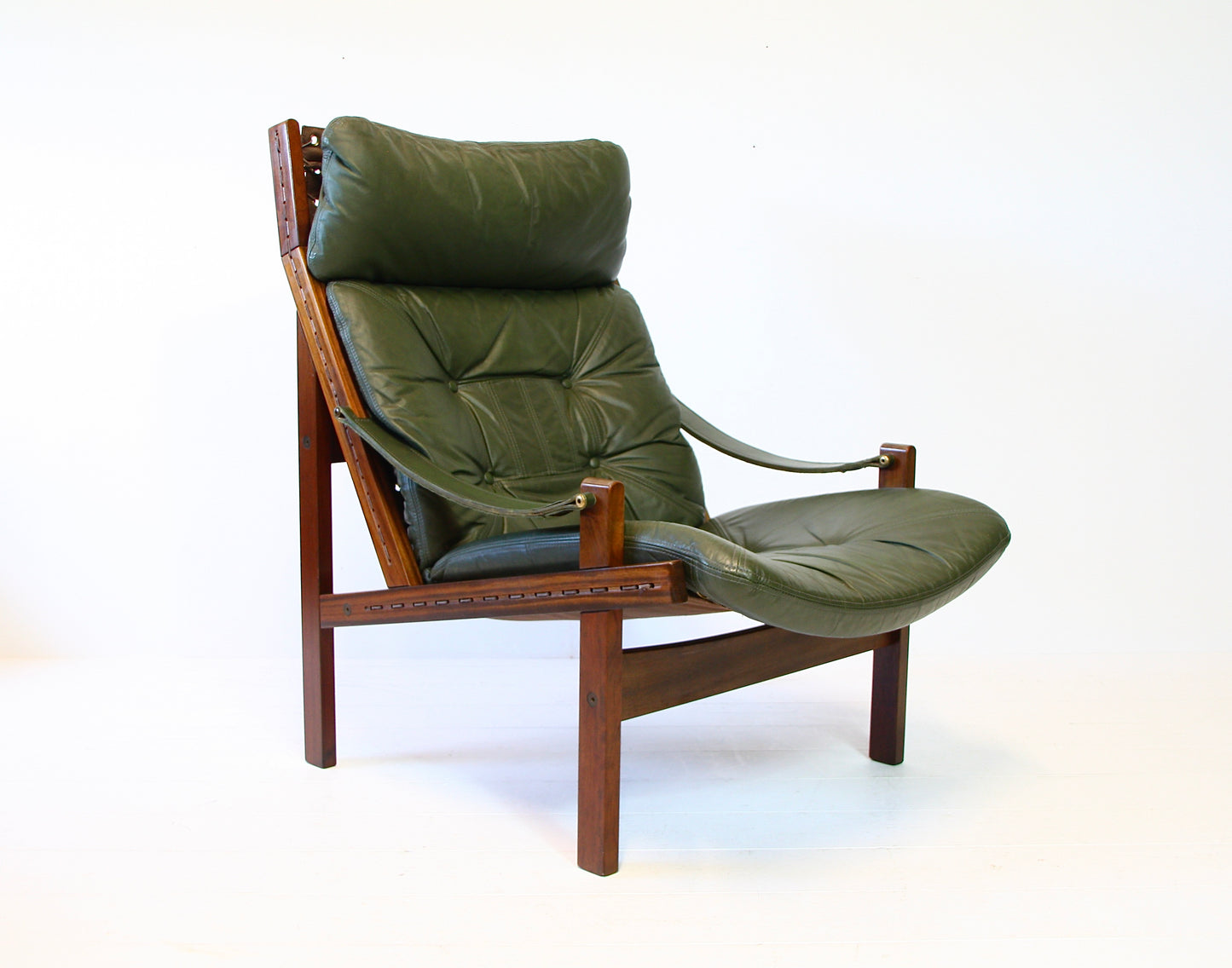 Torbjorn Afdal Hunter Safari Highback Chair - Norwegian 1960s
