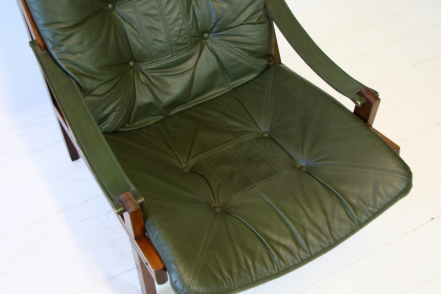 Torbjorn Afdal Hunter Safari Highback Chair - Norwegian 1960s