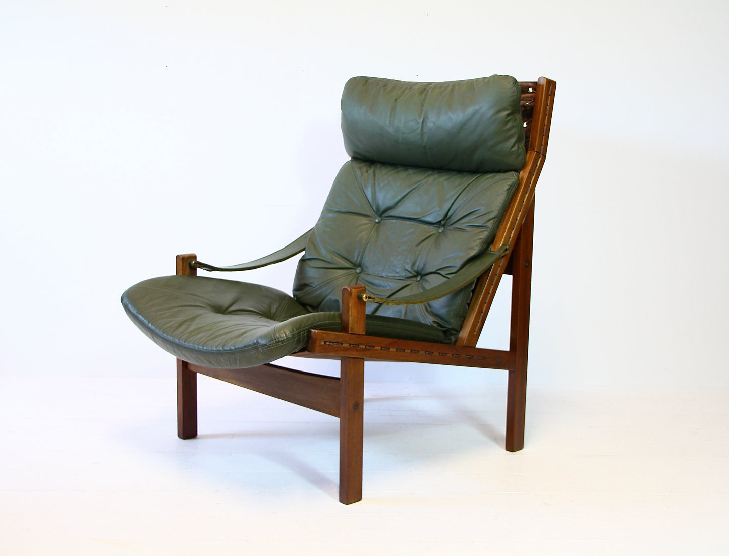Torbjorn Afdal Hunter Safari Highback Chair - Norwegian 1960s