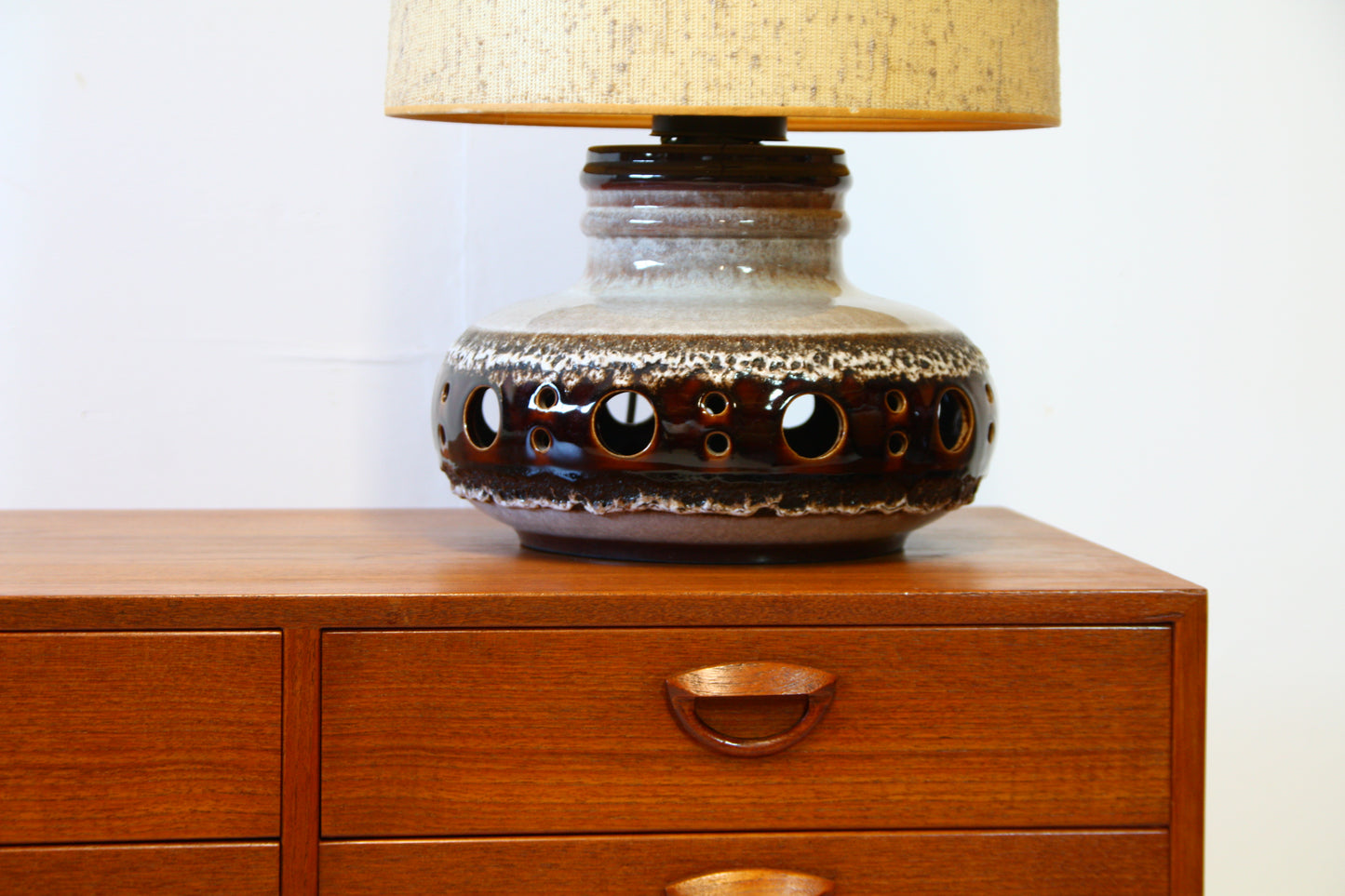 Vintage West German Ceramic Lamp c.1960