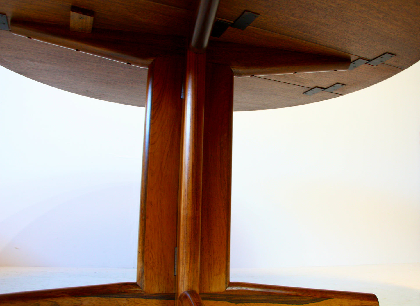 Rare Gordon Russell Brazilian Rosewood Folding Dining Table c.1960