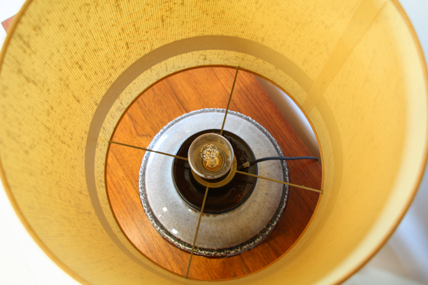 Vintage West German Ceramic Lamp c.1960