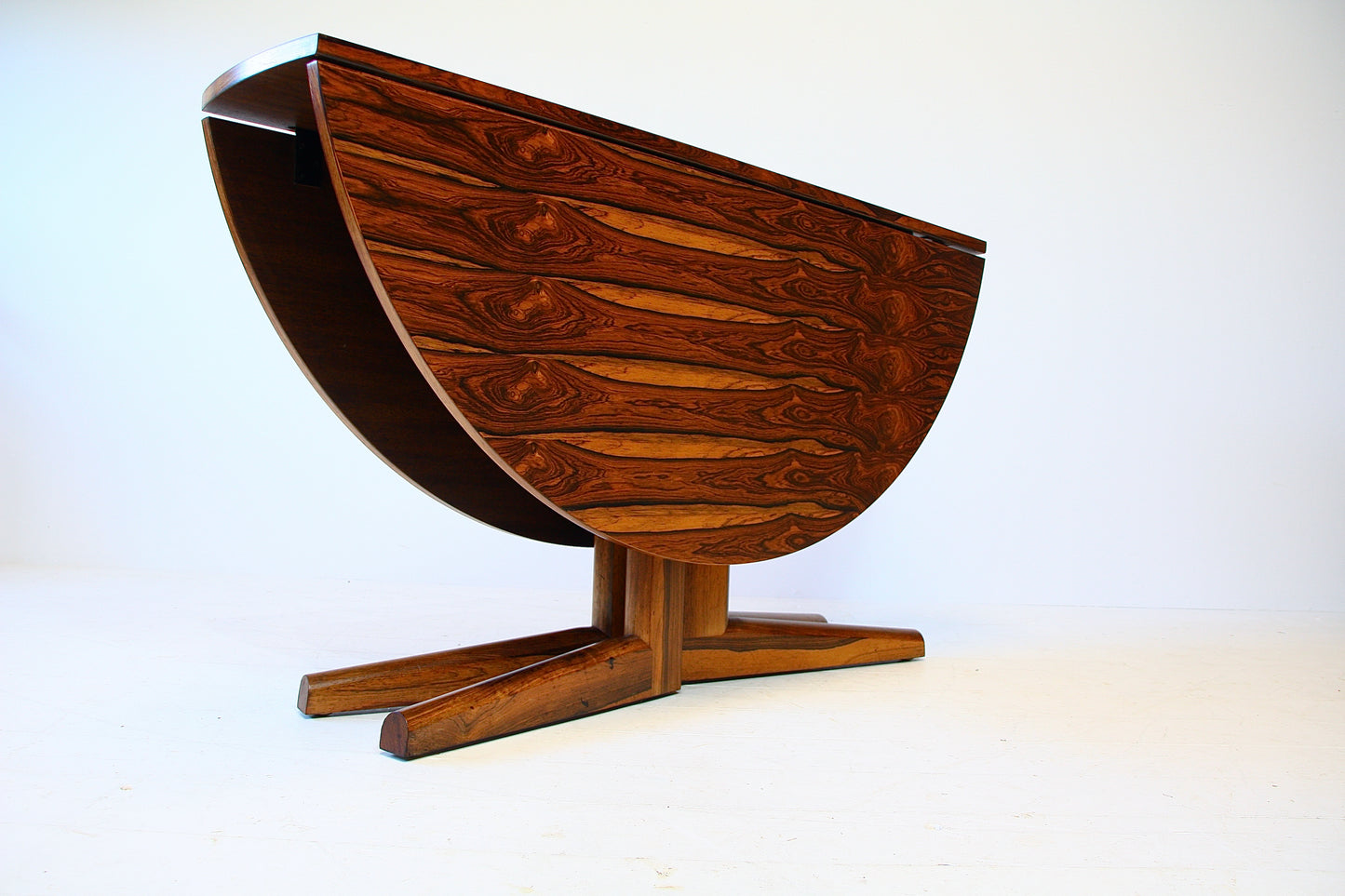 Rare Gordon Russell Brazilian Rosewood Folding Dining Table c.1960
