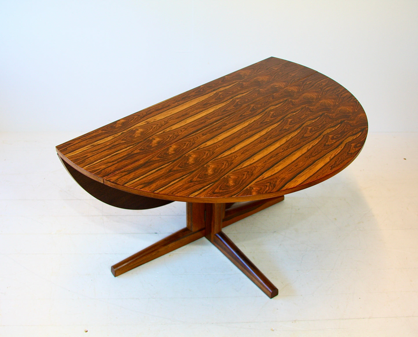 Rare Gordon Russell Brazilian Rosewood Folding Dining Table c.1960