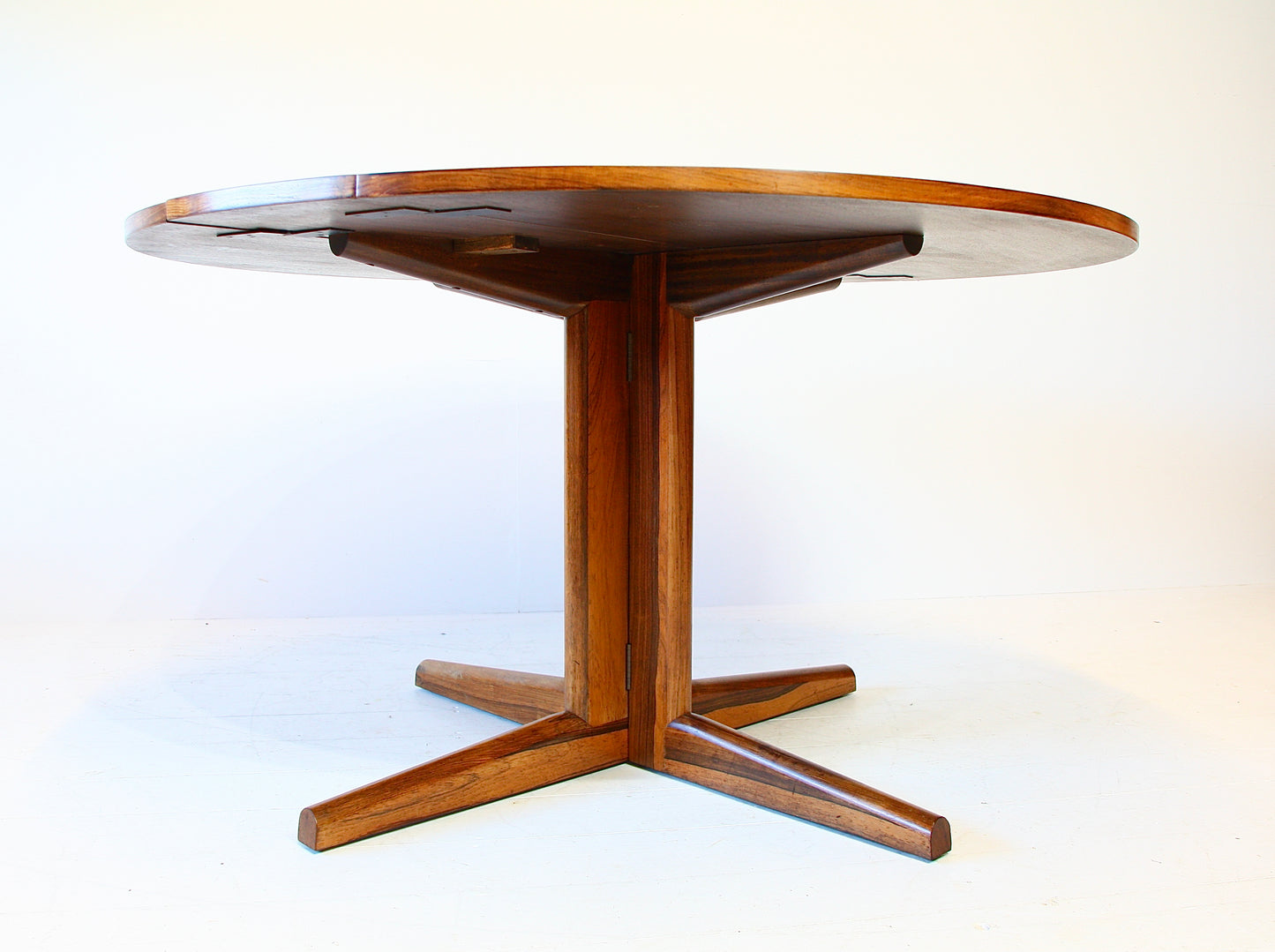 Rare Gordon Russell Brazilian Rosewood Folding Dining Table c.1960