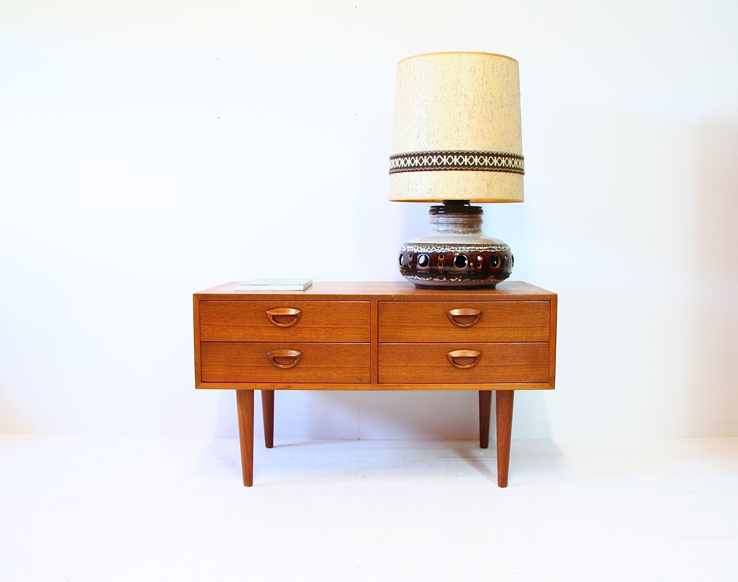 SOLD - Kai Kristiansen Low Drawers in Teak - 1958