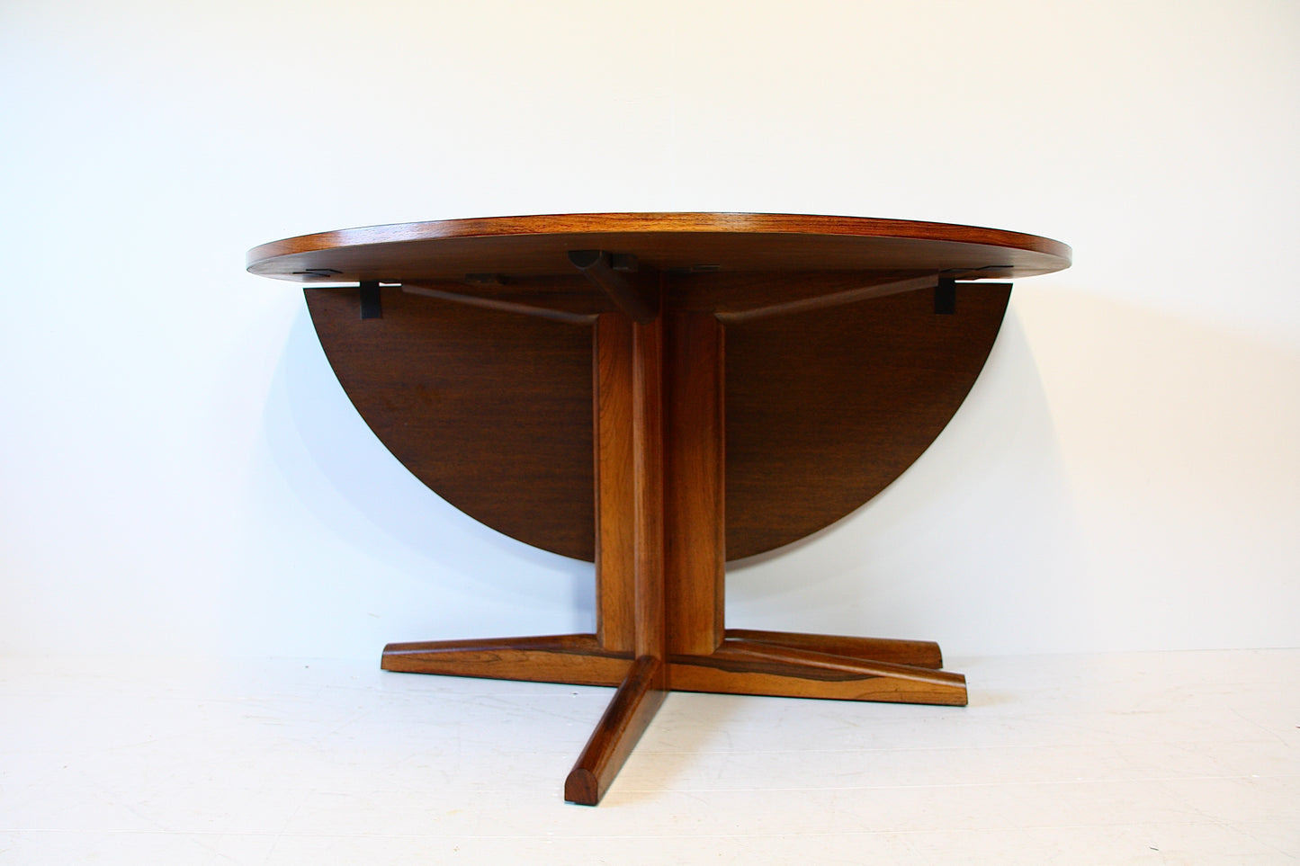 Rare Gordon Russell Brazilian Rosewood Folding Dining Table c.1960