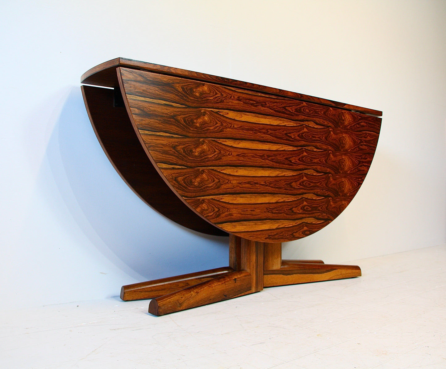Rare Gordon Russell Brazilian Rosewood Folding Dining Table c.1960