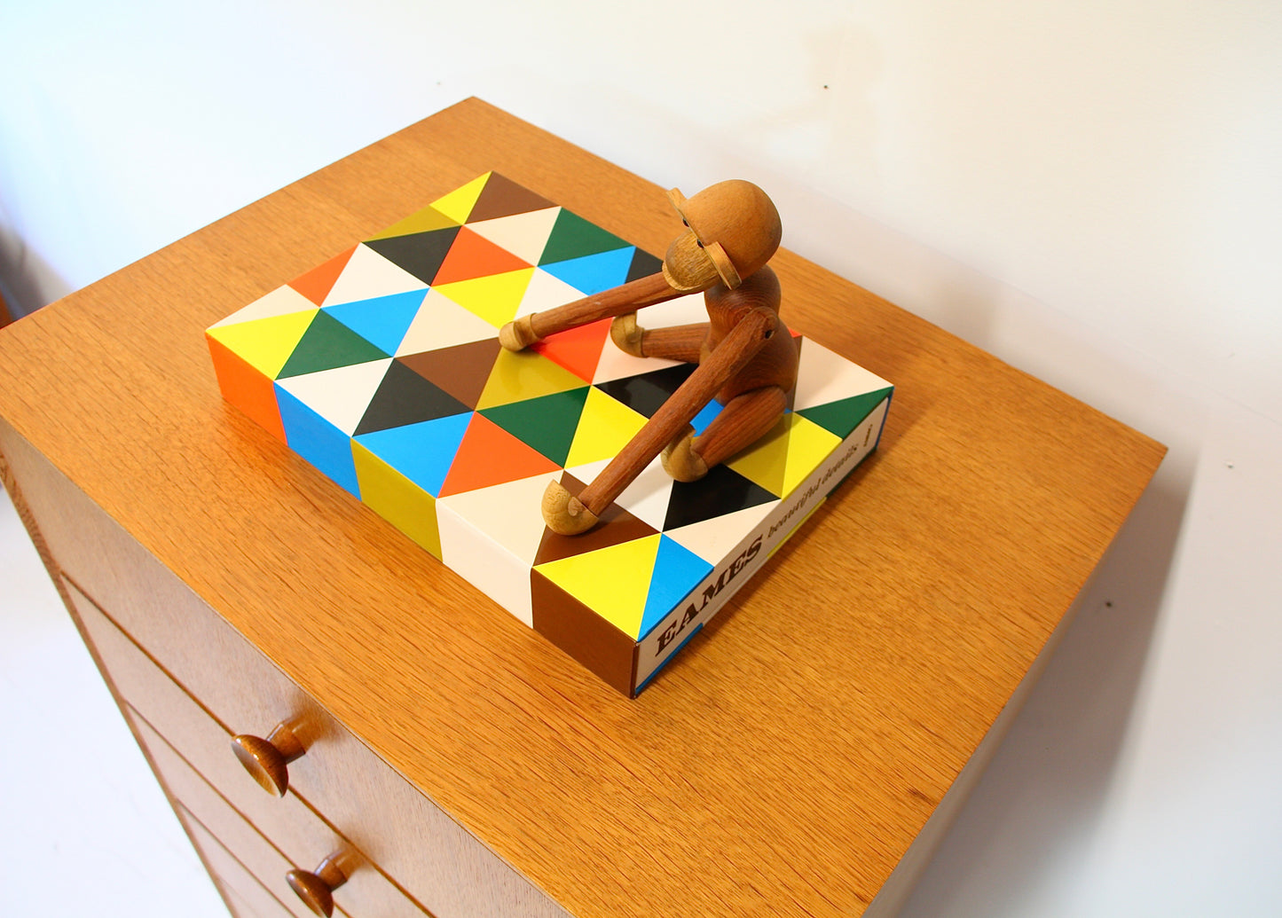 Meredew Tallboy Chest of Drawers in Oak 1960s
