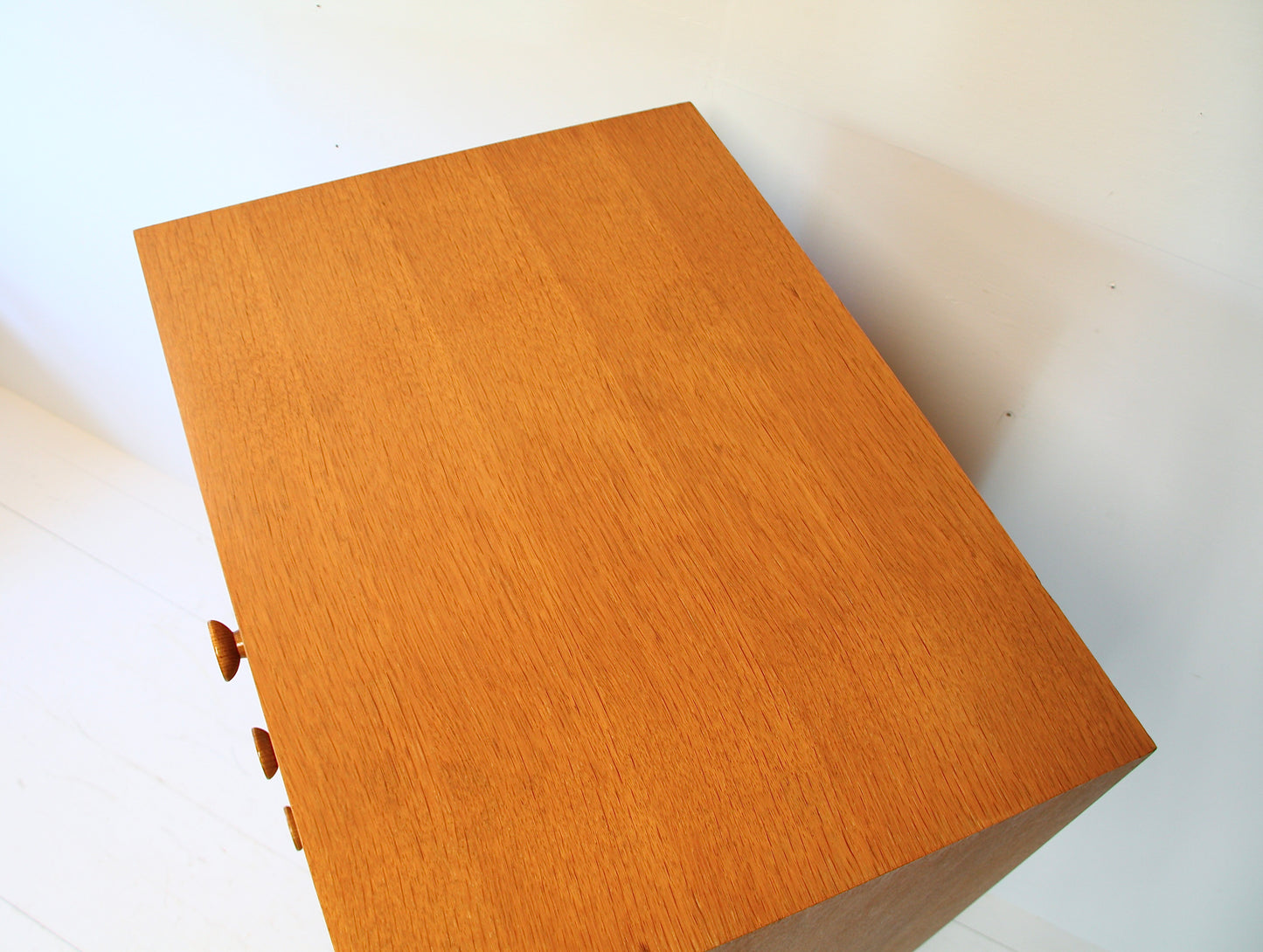 Meredew Tallboy Chest of Drawers in Oak 1960s