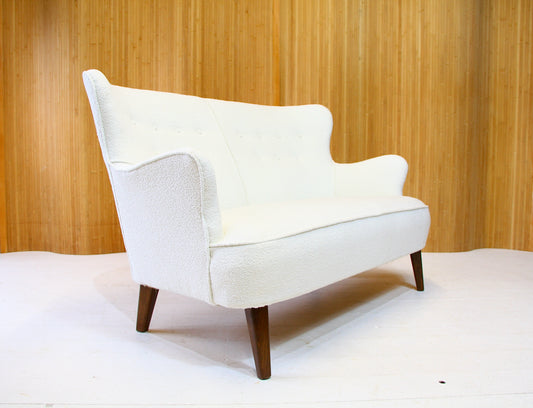 1950s Sofa in Bouclè by Theo Ruth for Artifort