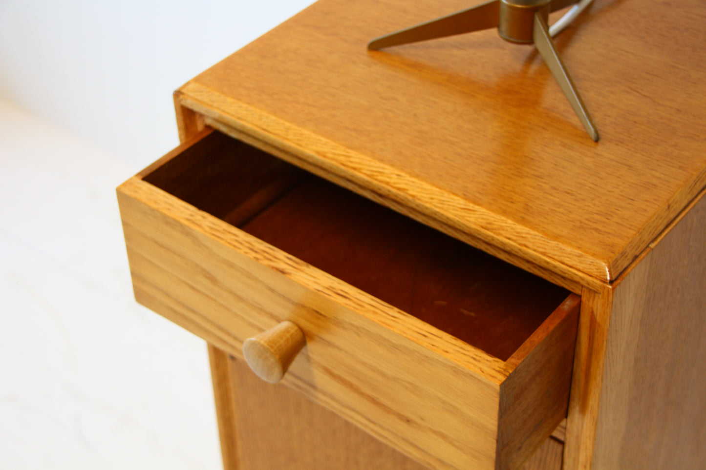Vintage Meredew Bedside Cabinet in Oak
