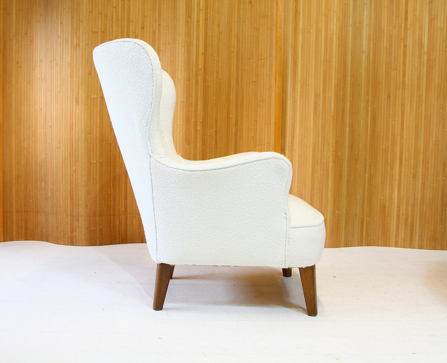1950s Armchair in Bouclè by Theo Ruth for Artifort