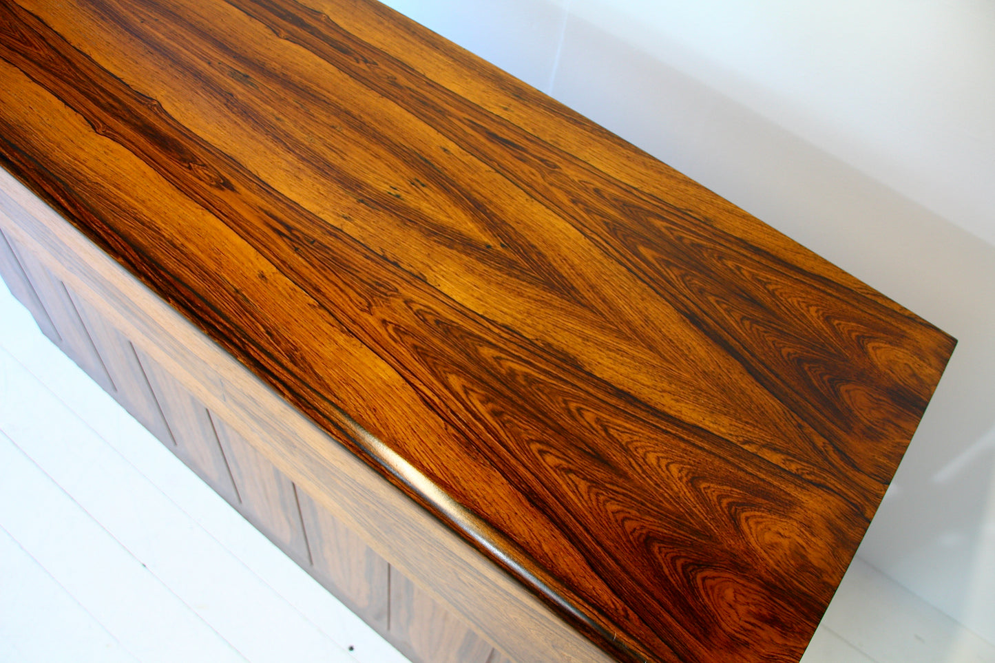 SOLD - Brazilian Rosewood Bar / Reception Counter - Danish c.1970