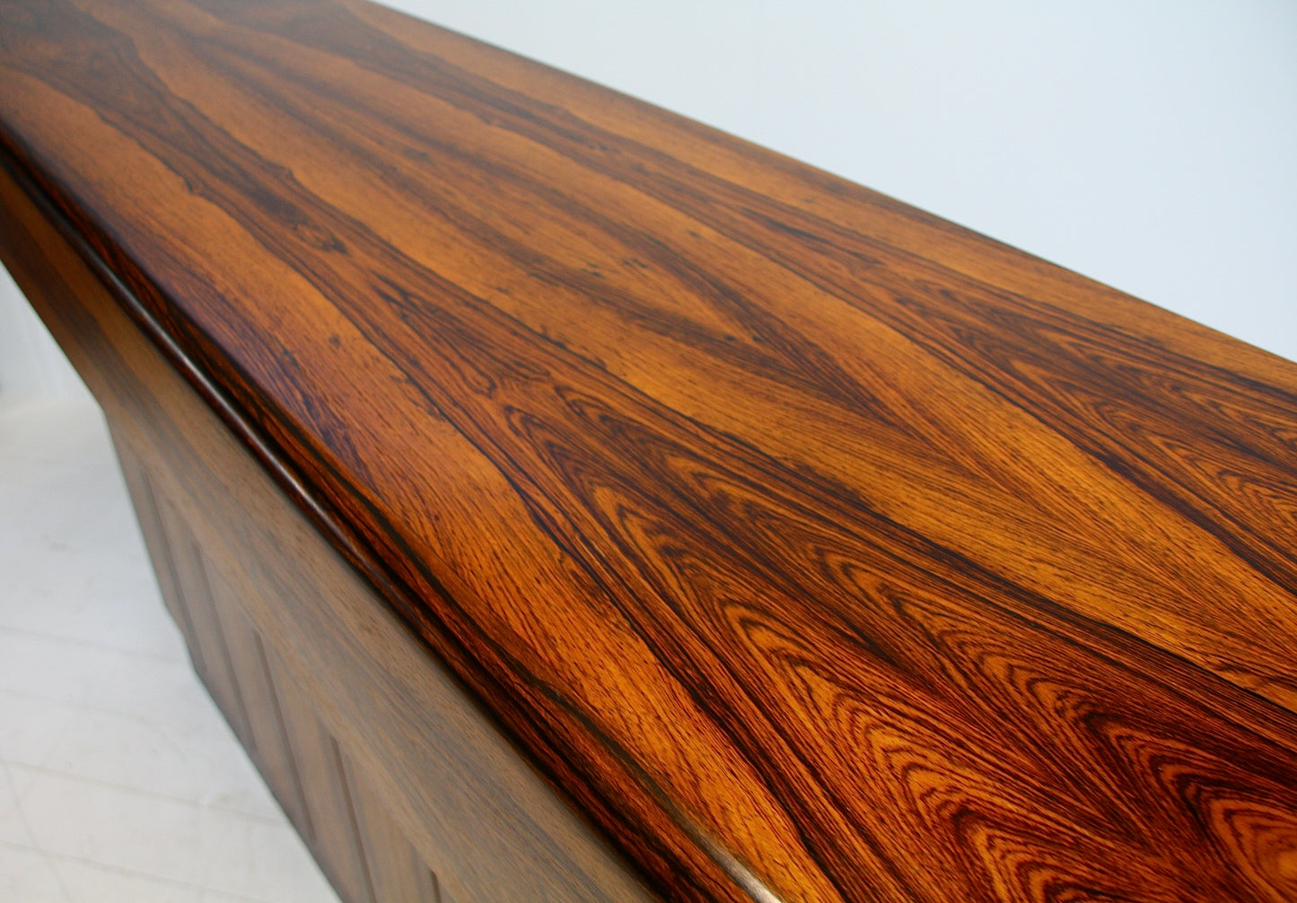 SOLD - Brazilian Rosewood Bar / Reception Counter - Danish c.1970