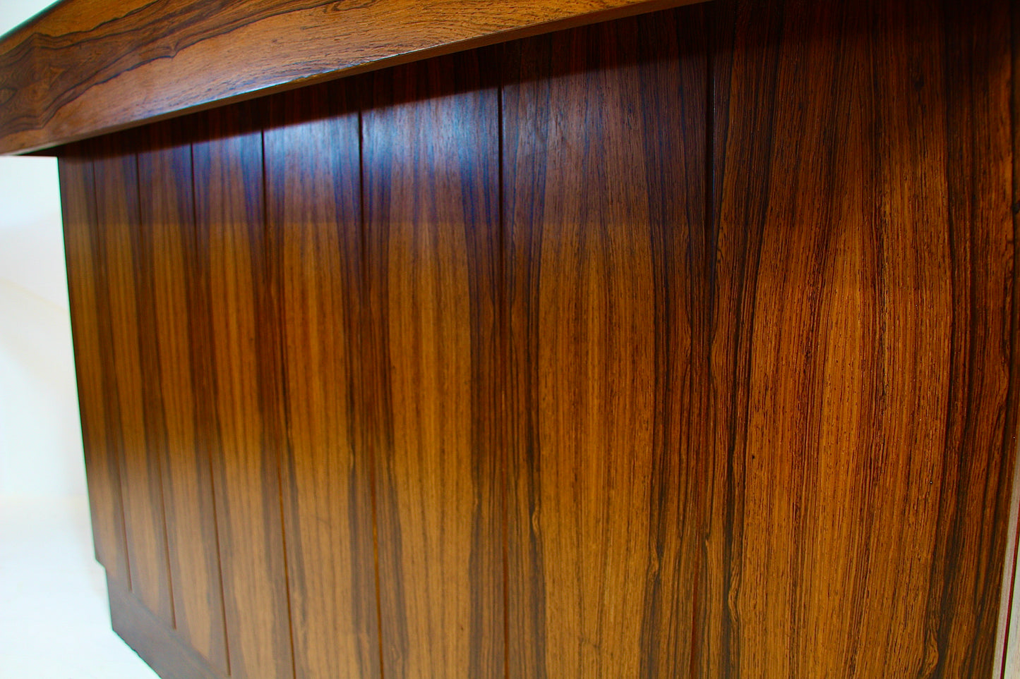 SOLD - Brazilian Rosewood Bar / Reception Counter - Danish c.1970