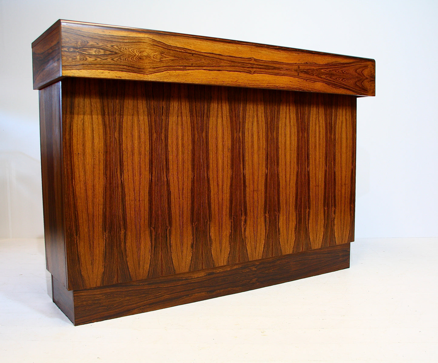 SOLD - Brazilian Rosewood Bar / Reception Counter - Danish c.1970