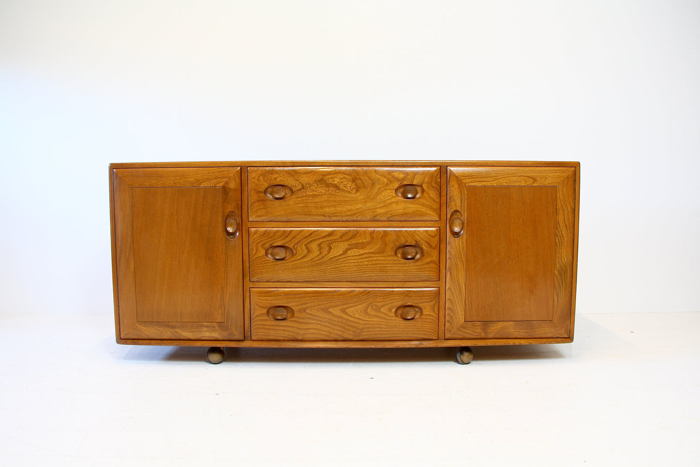 Ercol Solid Elm Model 455 Sideboard - c.1960