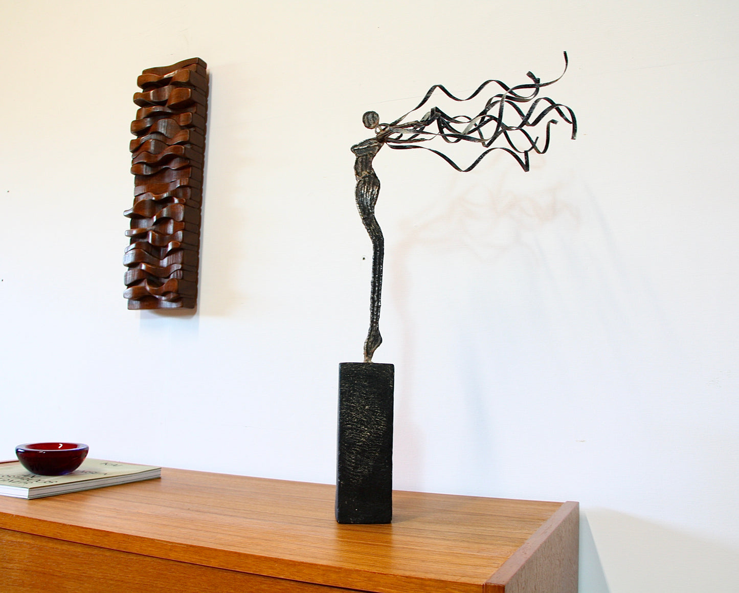 Surrealist Metal Female Sculpture