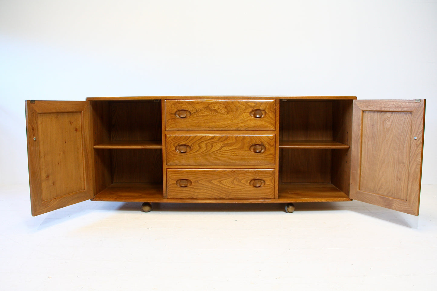 Ercol Solid Elm Model 455 Sideboard - c.1960