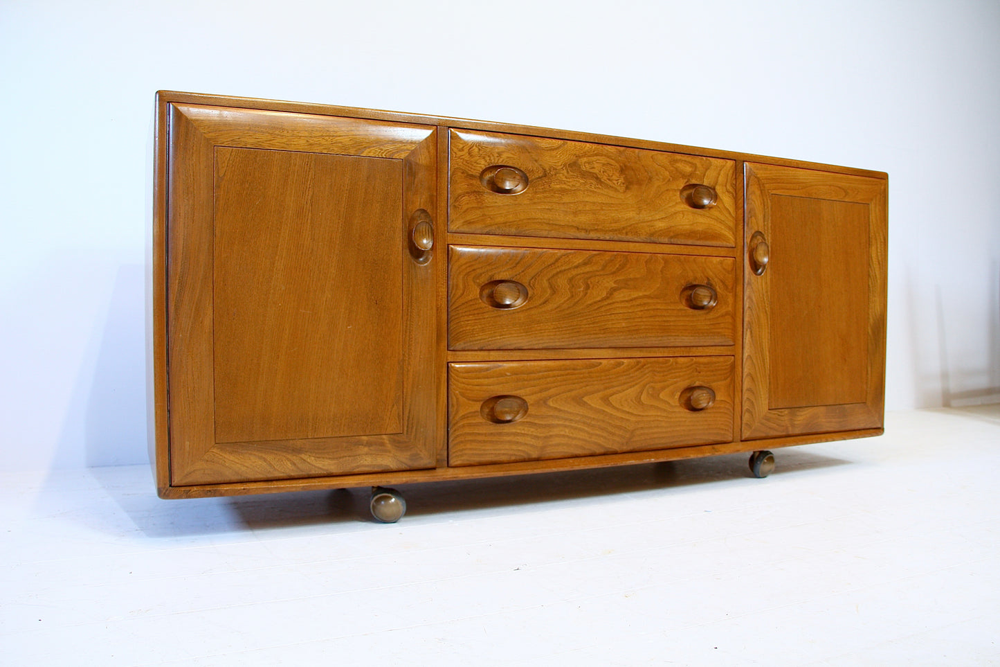 Ercol Solid Elm Model 455 Sideboard - c.1960