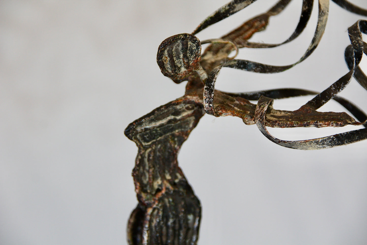 Surrealist Metal Female Sculpture