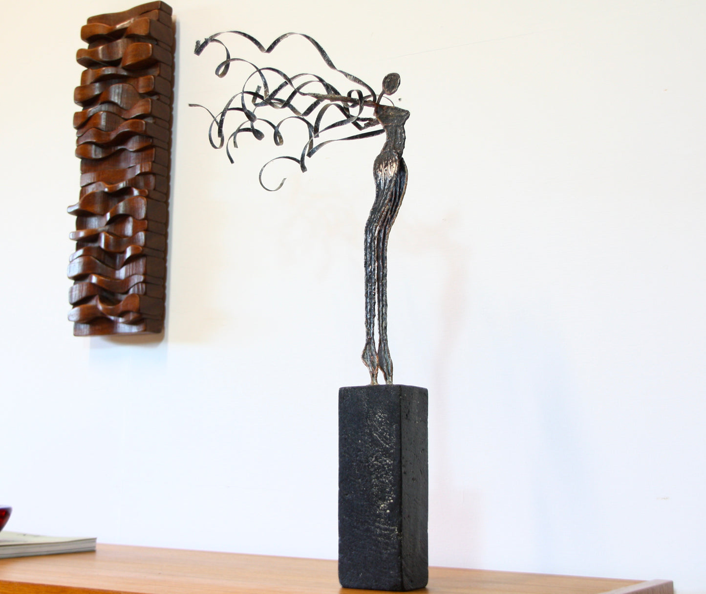 Surrealist Metal Female Sculpture