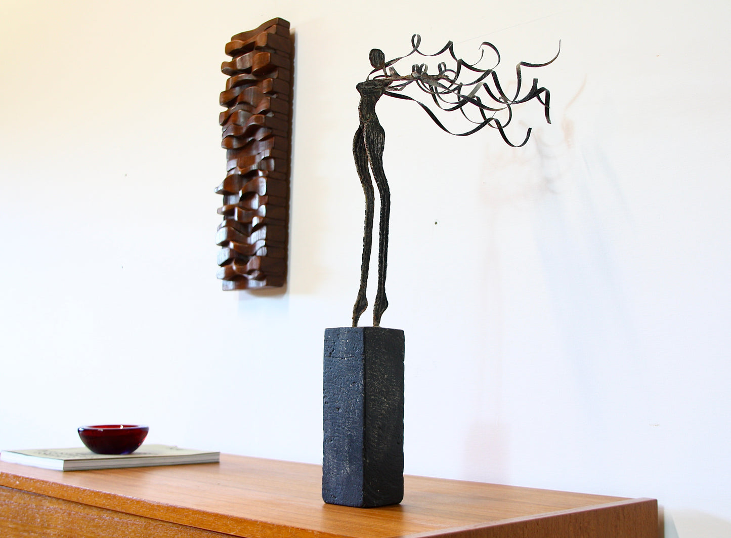 Surrealist Metal Female Sculpture