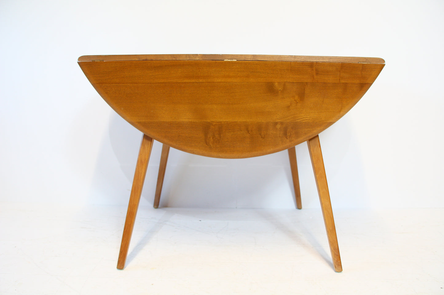 Ercol Model 384 Solid Elm Drop Leaf Dining Table